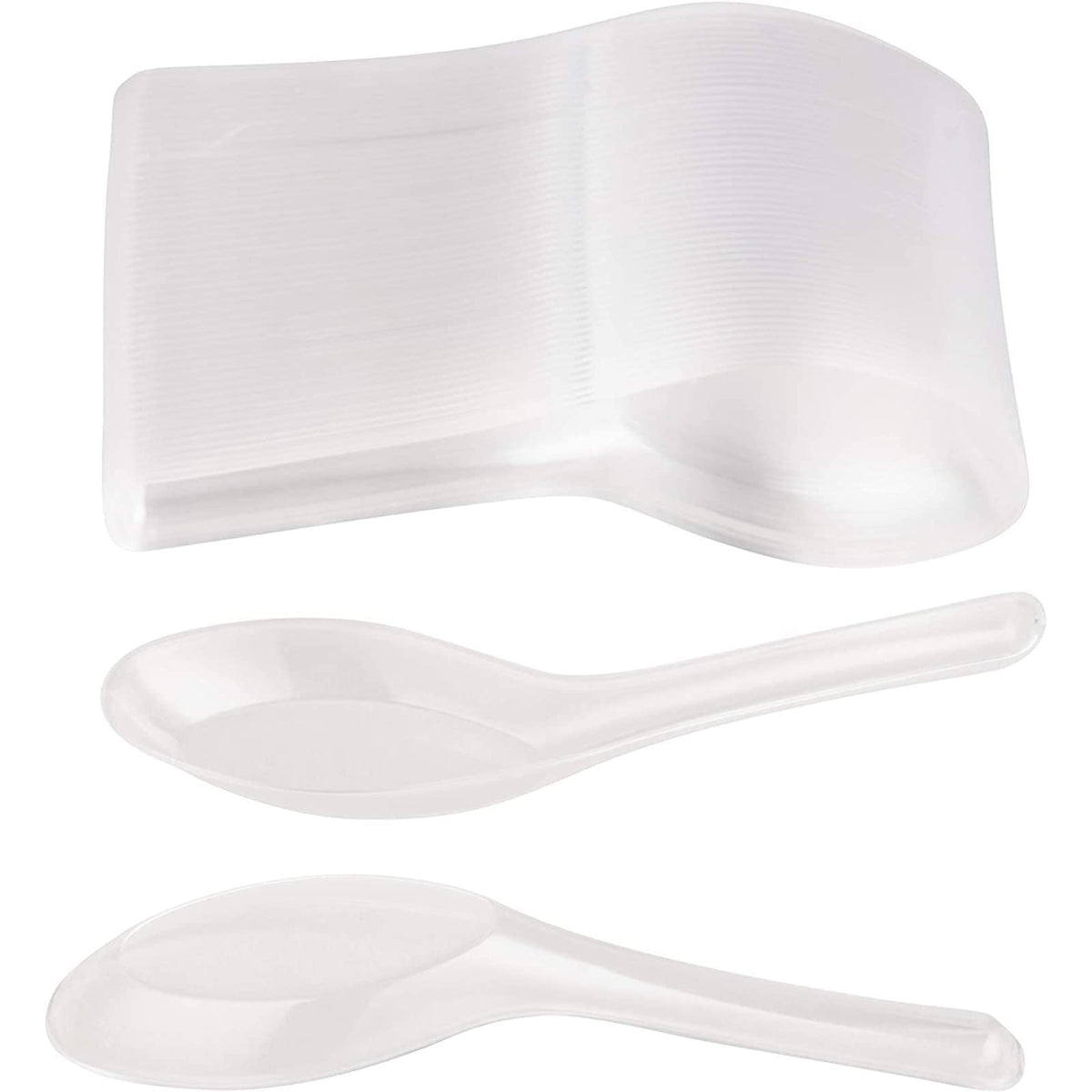 MIA Food Service TOUCH 2102DD PLASTIC CHINESE SPOONS 10X100EA TOUCH 2102DD PLASTIC CHINESE SPOONS 10X100EA