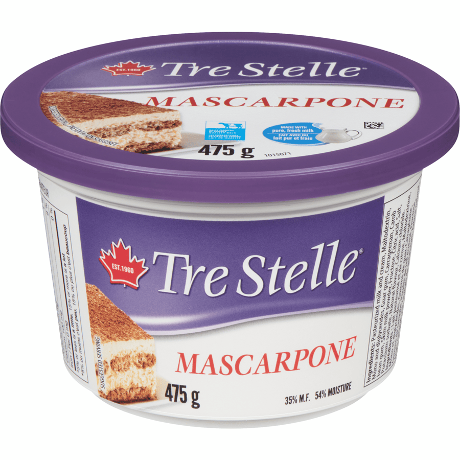 Mia Food Service TRE STELLE MASCARPONE CHEESE 6X475GR TRE STELLE MASCARPONE CHEESE 6X475GR