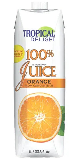 MIA Food Service TROPICAL DELIGHT ORANGE JUICE 12X1L TROPICAL DELIGHT ORANGE JUICE 12X1L