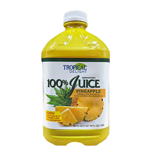 TROPICAL DELIGHT PINEAPPLE JUICE 12X1.36L