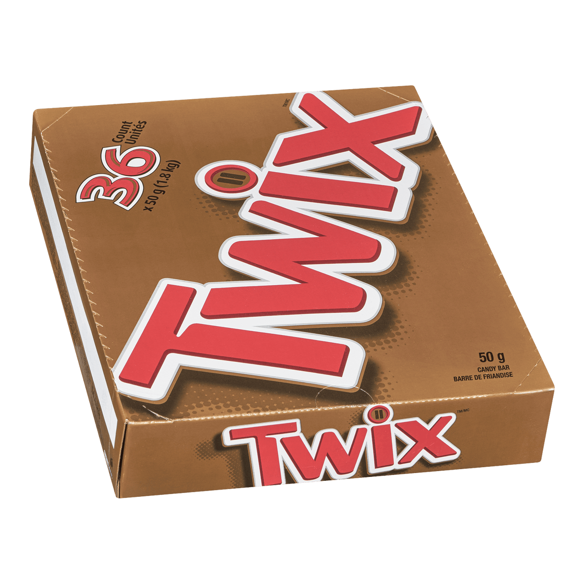 MIA Food Service TWIX REGULAR CHOCOLATE BARS 36X50GR TWIX REGULAR CHOCOLATE BARS 36X50GR