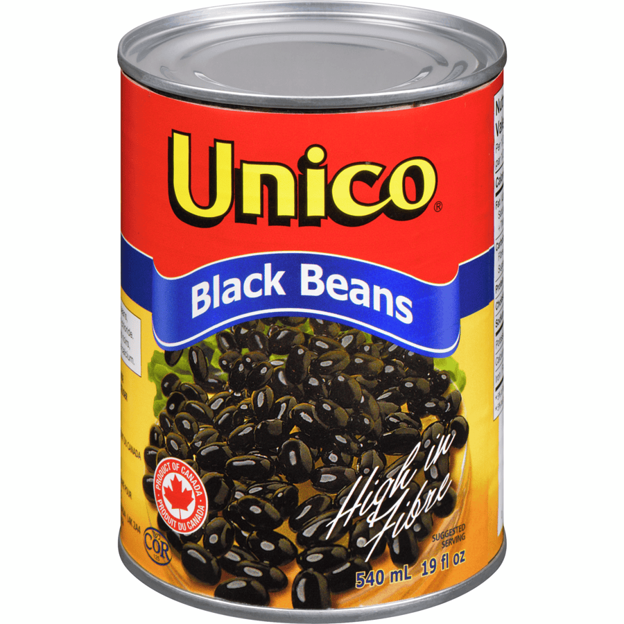 MIA Food Service UNICO BLACK BEANS 540ML UNICO BLACK BEANS 540ML