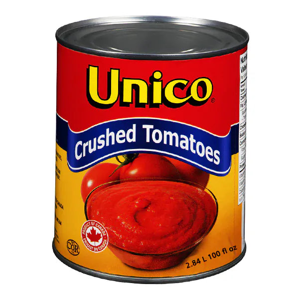 MIA Food Service UNICO CRUSHED TOMATOES 6X100OZ UNICO CRUSHED TOMATOES 6X100OZ