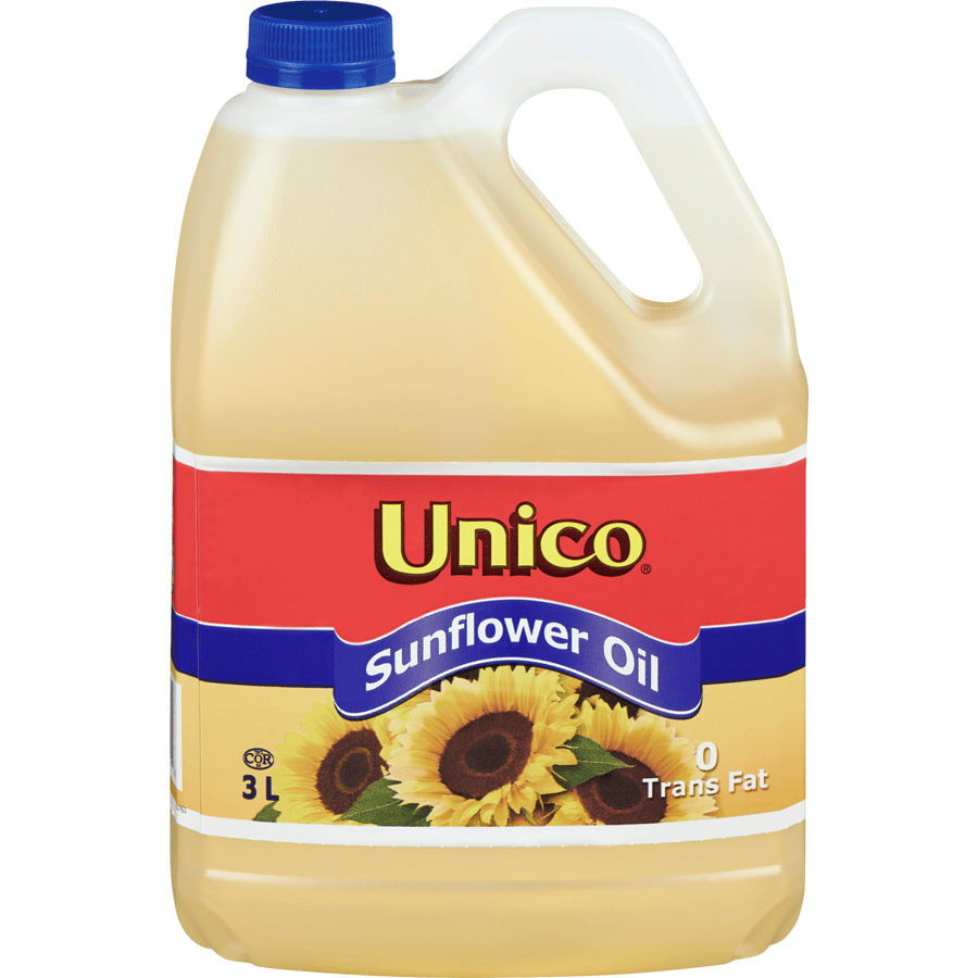 MIA Food Service UNICO SUNFLOWER OIL 3L UNICO SUNFLOWER OIL 3L