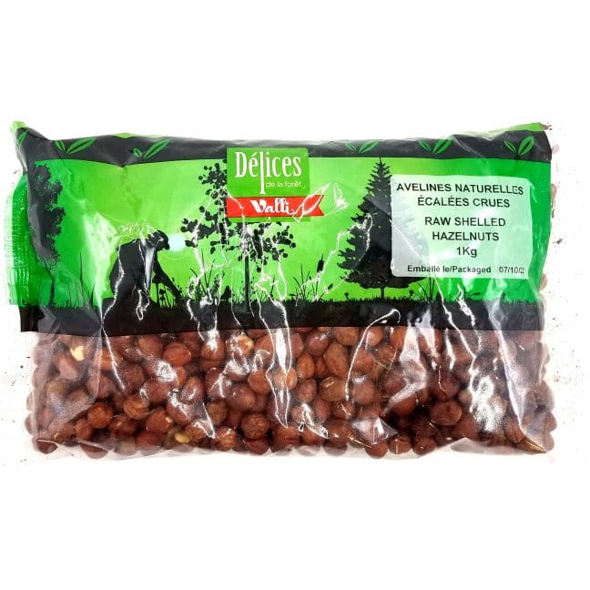 MIA Food Service VALLI NATURAL WHOLE HAZELNUTS 1KG VALLI NATURAL WHOLE HAZELNUTS 1KG