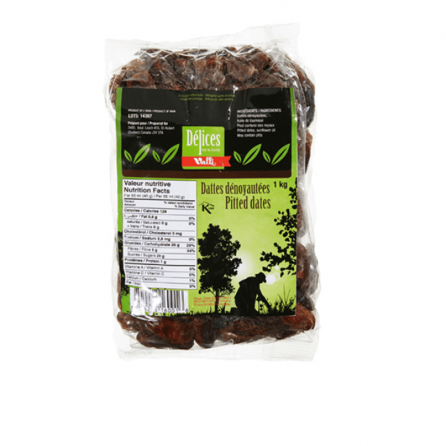 MIA Food Service VALLI PITTED DATES 1KG VALLI PITTED DATES 1KG