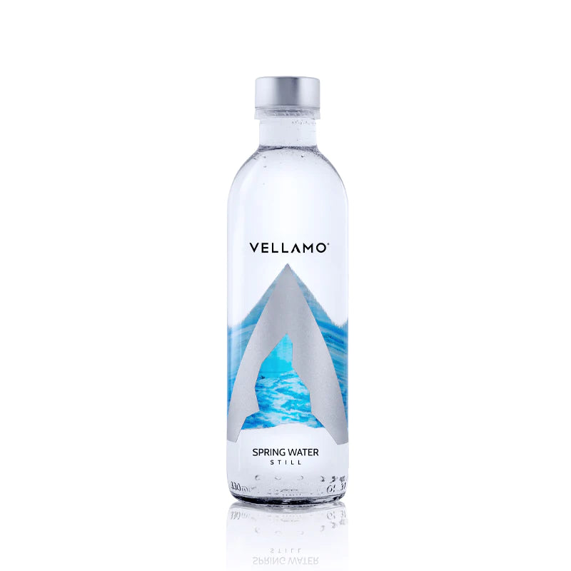 VELLAMO NATURAL SPRING WATER GLASS 20X330ML