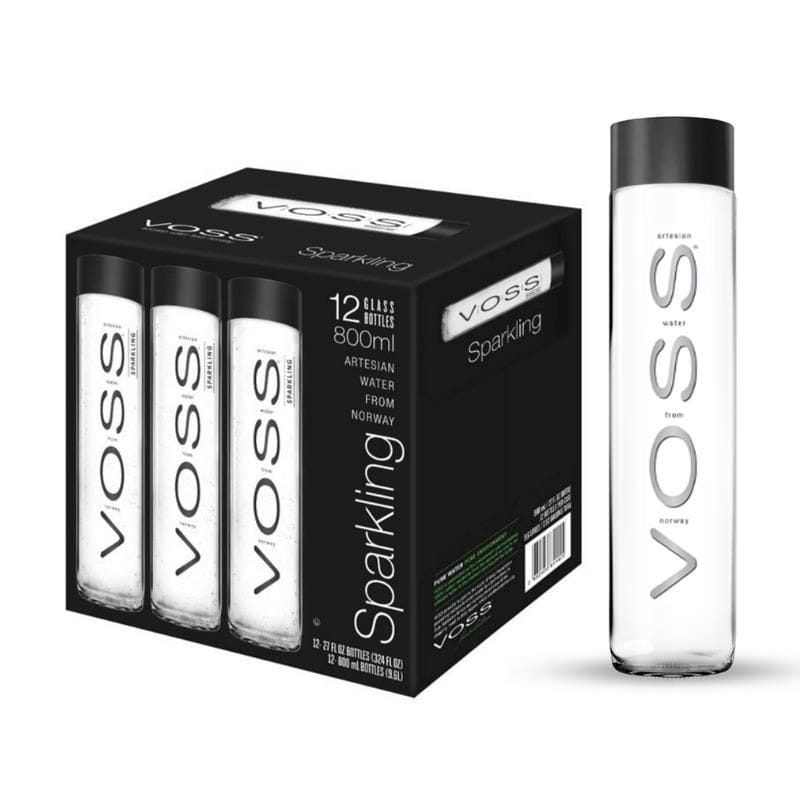 MIA Food Service VOSS SPARKLING WATER GLASS 12X800ML VOSS SPARKLING WATER GLASS 12X800ML