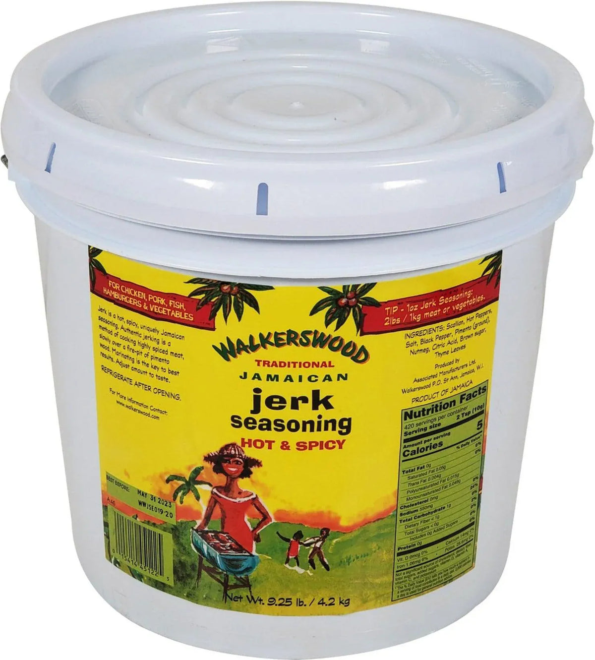 MIA Food Service WALKERSWOOD JERK SEASONING 4.2KG WALKERSWOOD JERK SEASONING 4.2KG