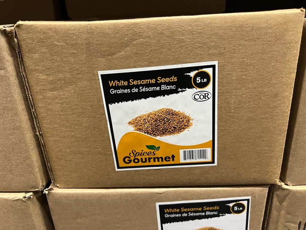 MIA Food Service SPICES GOURMET WHITE SESAME SEEDS 5LB SPICES GOURMET WHITE SESAME SEEDS 5LB