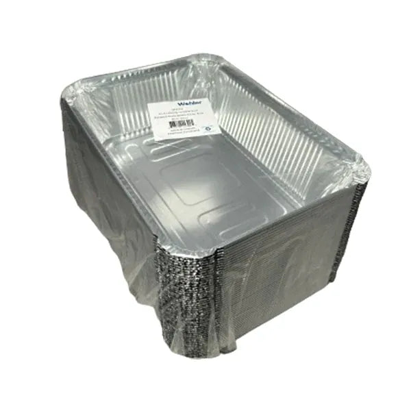 MIA Food Service WOHLER 2-1/4LB OBLONG ALUMINUM CONTAINERS 8X6 50EA WOHLER 2-1/4LB OBLONG ALUMINUM CONTAINERS 8X6 50EA