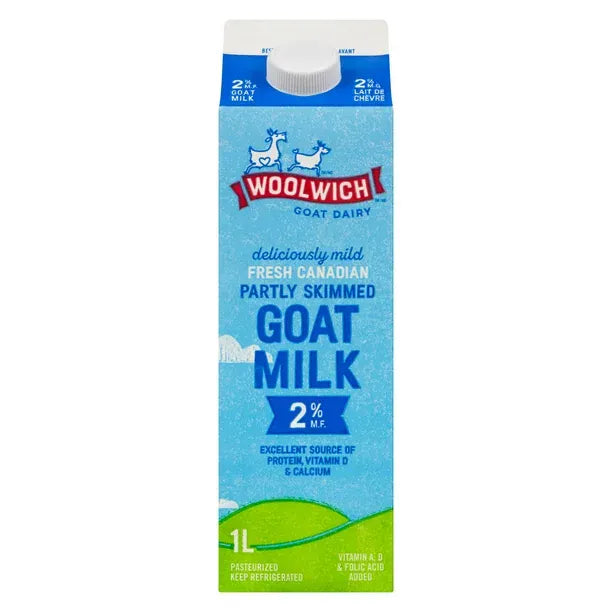 MIA Food Service WOOLWICH 2% GOAT MILK 1L WOOLWICH 2% GOAT MILK 1L