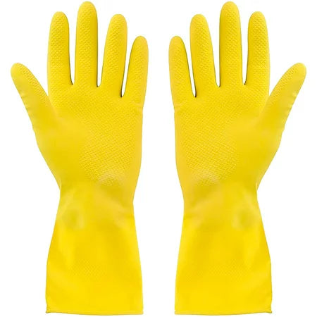 YELLOW DISH GLOVES SMALL 1 PAIR