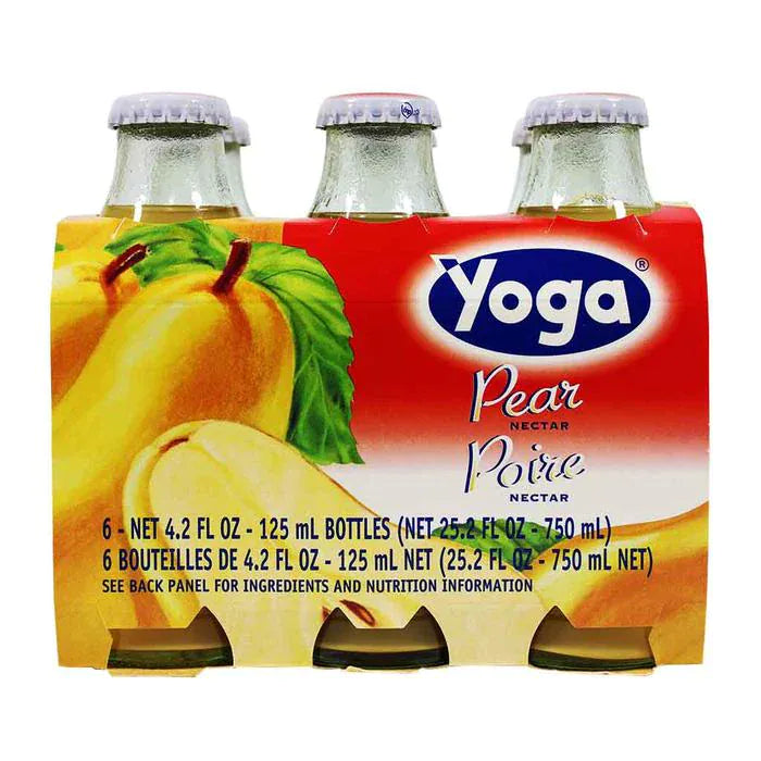 MIA Food Service YOGA PEAR NECTAR 48X125ML YOGA PEAR NECTAR 48X125ML