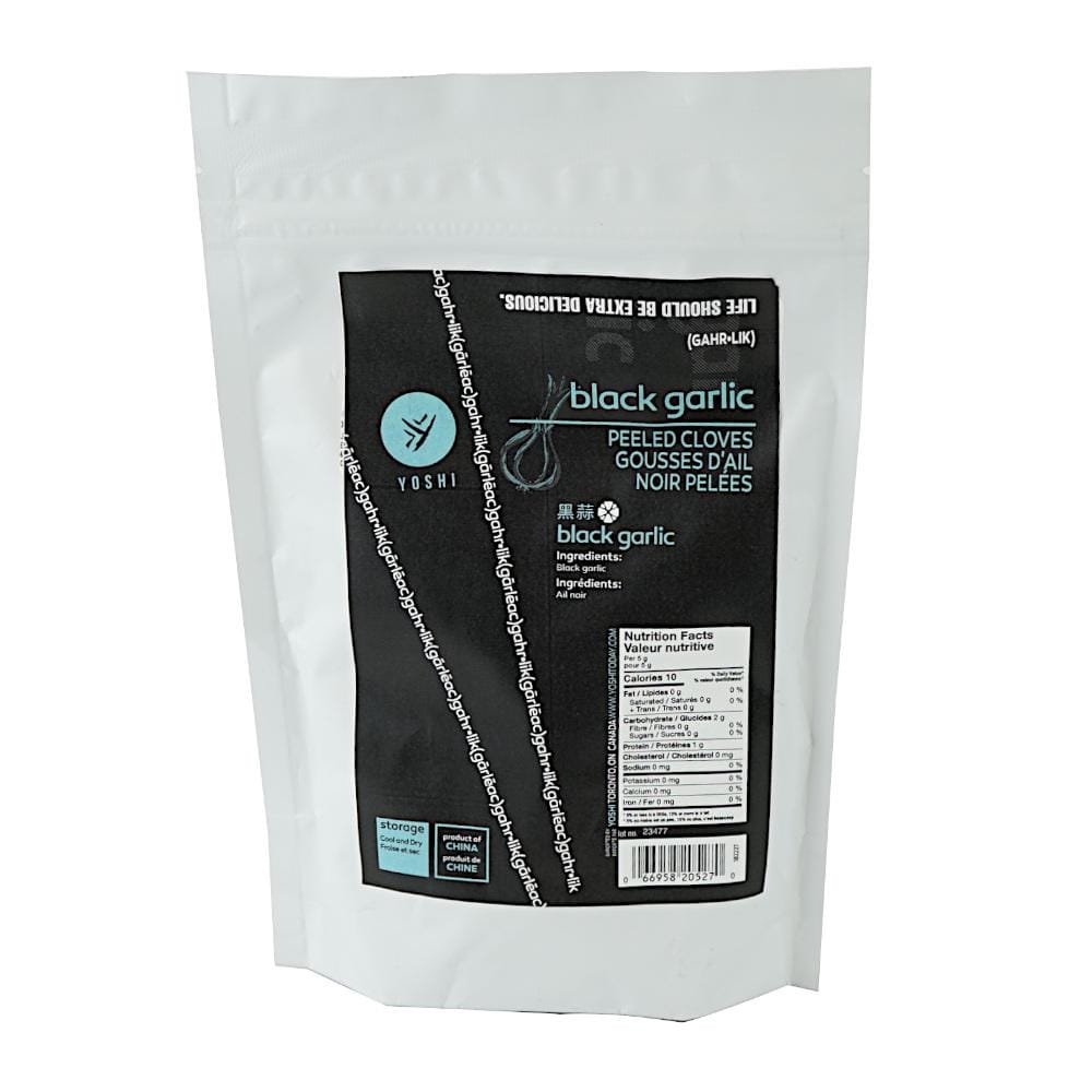 MIA Food Service YOSHI BLACK GARLIC PEELED CLOVES 250GR YOSHI BLACK GARLIC PEELED CLOVES 250GR