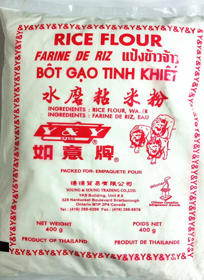 MIA Food Service Y&Y RICE FLOUR 400GR Y&Y RICE FLOUR 400GR