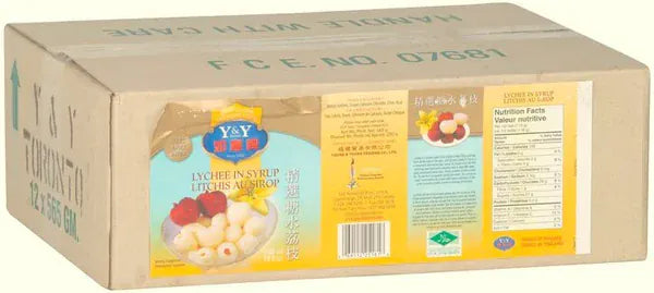 MIA Food Service Y&Y LYCHEE IN SYRUP 12X540ML Y&Y LYCHEE IN SYRUP 12X540ML