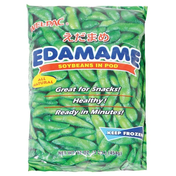 Mia Food Service WEL-PAC EDAMAME IN PODS 24X454GR WEL-PAC EDAMAME IN PODS 24X454GR