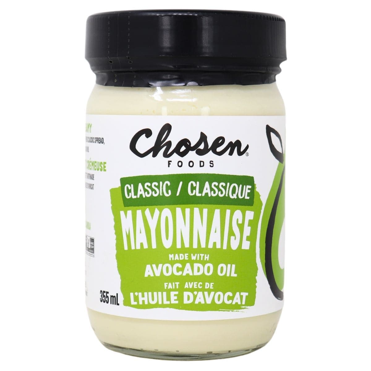 MIA Food Service CHOSEN FOODS AVOCADO OIL MAYONNAISE 6X355ML CHOSEN FOODS AVOCADO OIL MAYONNAISE 6X355ML