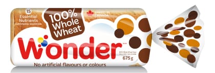 MIA Food Service WONDER BREAD WHOLE WHEAT LOAF 675GR WONDER BREAD WHOLE WHEAT LOAF 675GR
