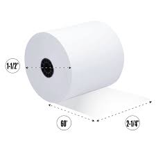 MIA Food Service PRP POS 2-1/4" THERMAL PRINTER PAPER 60FT 50EA PRP POS 2-1/4" THERMAL PRINTER PAPER 60FT 50EA