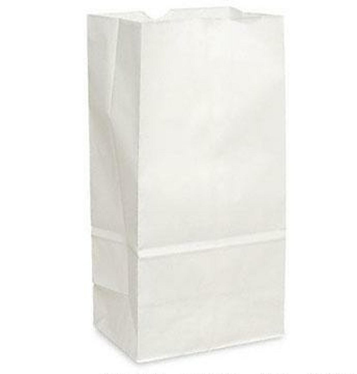 MIA Food Service 20LB WHITE PAPER BAGS 500EA 20LB WHITE PAPER BAGS 500EA