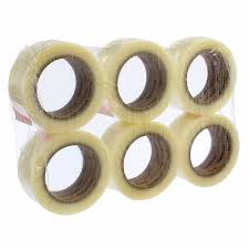 MIA Food Service 2" CLEAR PACKING TAPE 100M 6EA 2" CLEAR PACKING TAPE 100M 6EA
