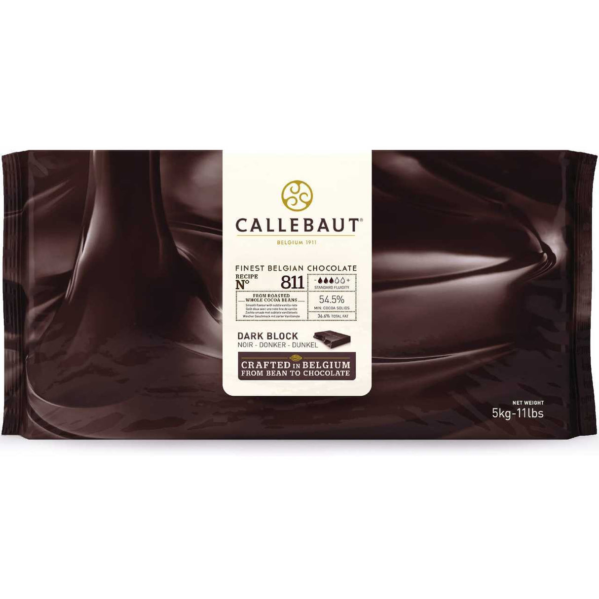 CALLEBAUT 54% DARK CHOCOLATE BLOCK 5KG