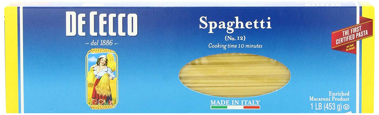 DECECCO SPAGHETTI #12 PASTA 20X454GR