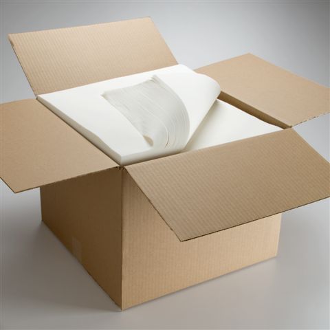 AIRLAID 16X16 FLAT PACK WHITE LINEN NAPKINS 1000EA
