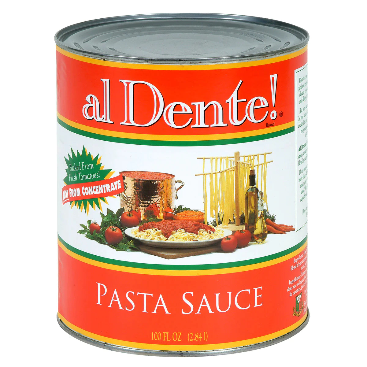 AL DENTE PREMIUM PASTA SAUCE 6X100OZ