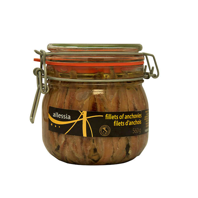 ALLESSIA ANCHOVIES FILLETS 560GR
