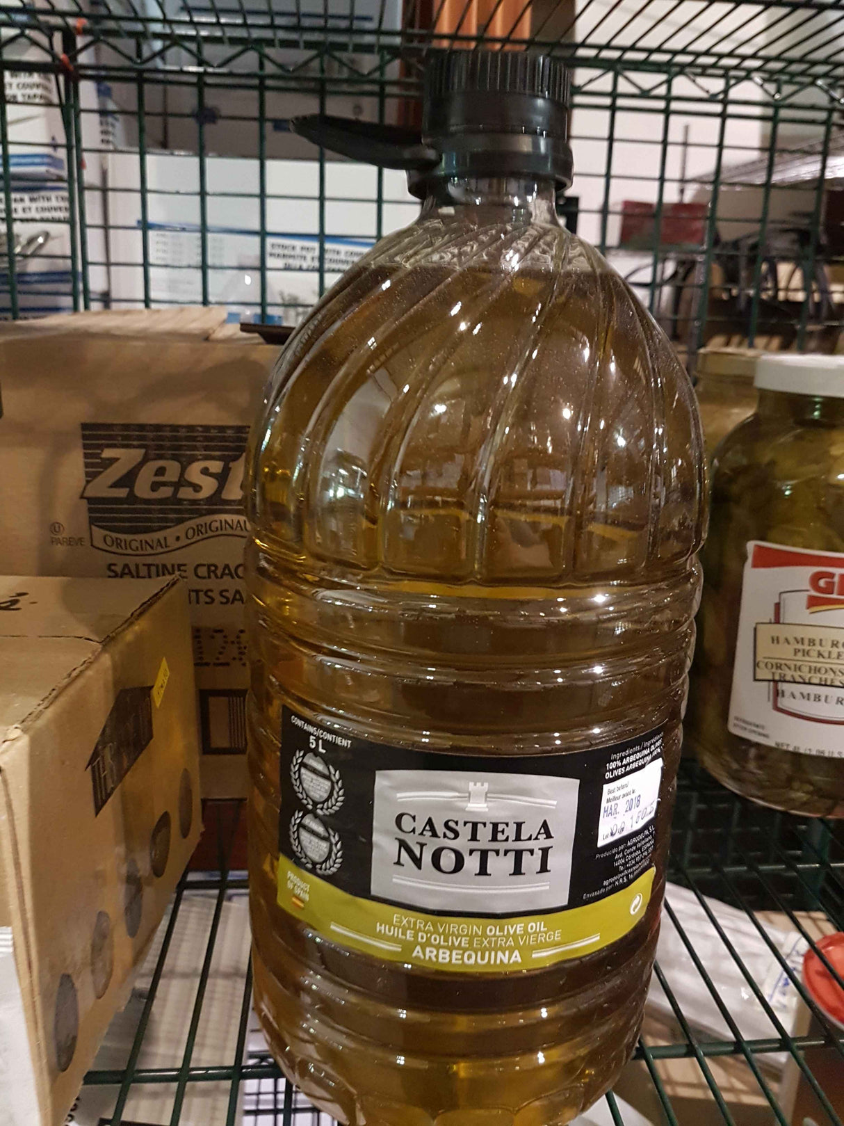 CASTELA NOTTI ARBEQUINA EXTRA VIRGIN OLIVE OIL 5L