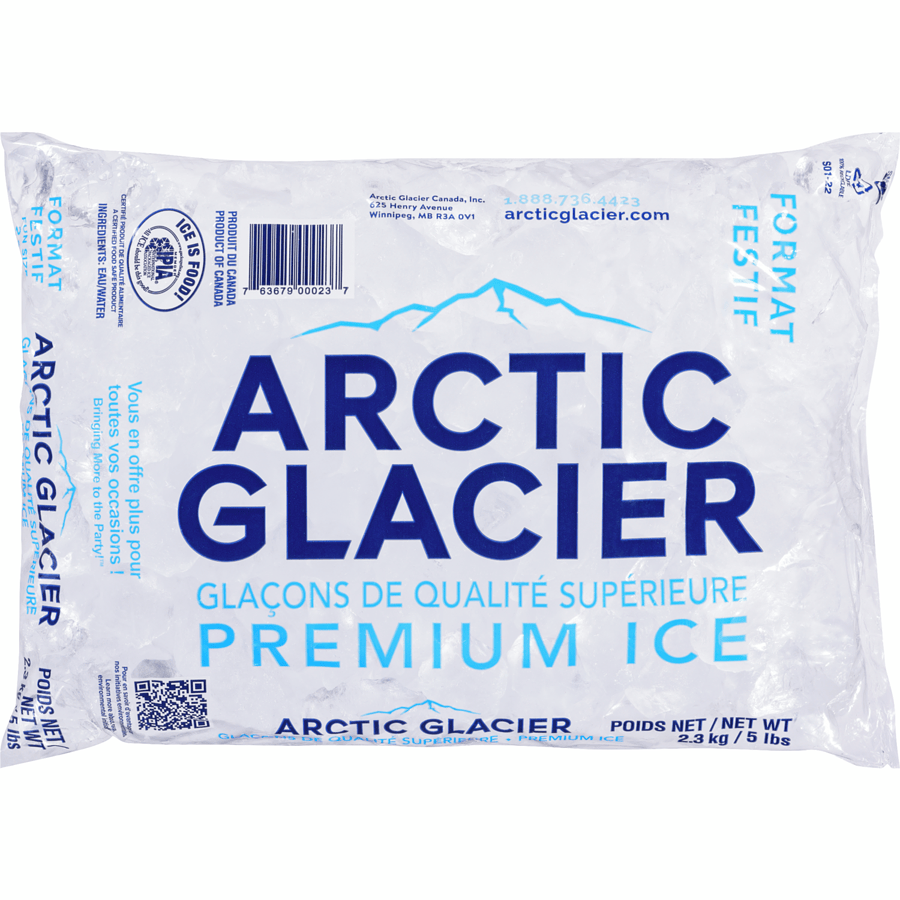 MIA Food Service ARCTIC GLACIER ICE BAG 2.3KG ARCTIC GLACIER ICE BAG 2.3KG
