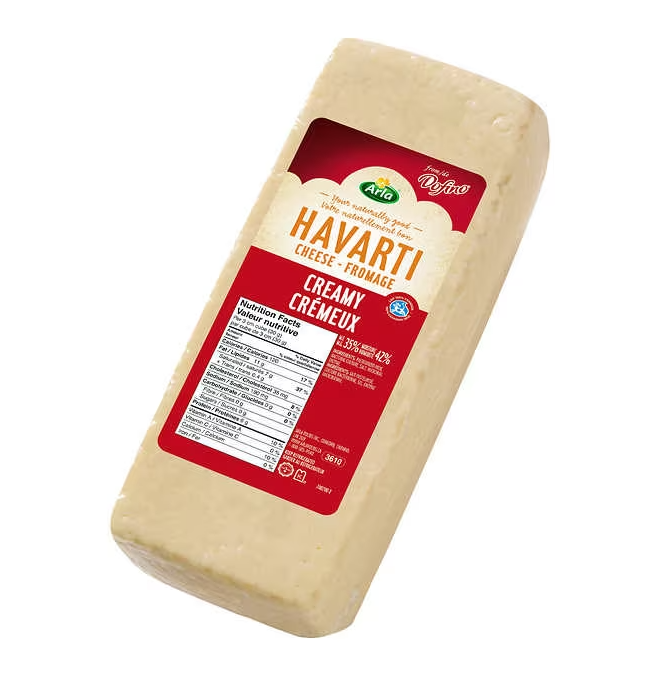 ARLA CREAMY HAVARTI CHEESE PER KG