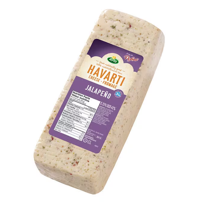 ARLA HAVARTI JALAPENO CHEESE PER KG