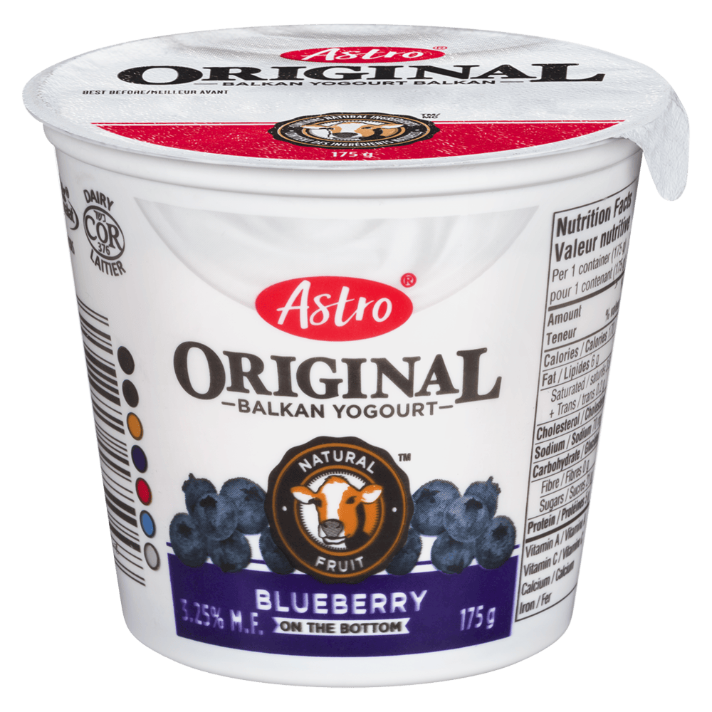 MIA Food Service ASTRO ORIGINAL BLUEBERRY YOGURT 175GR ASTRO ORIGINAL BLUEBERRY YOGURT 175GR