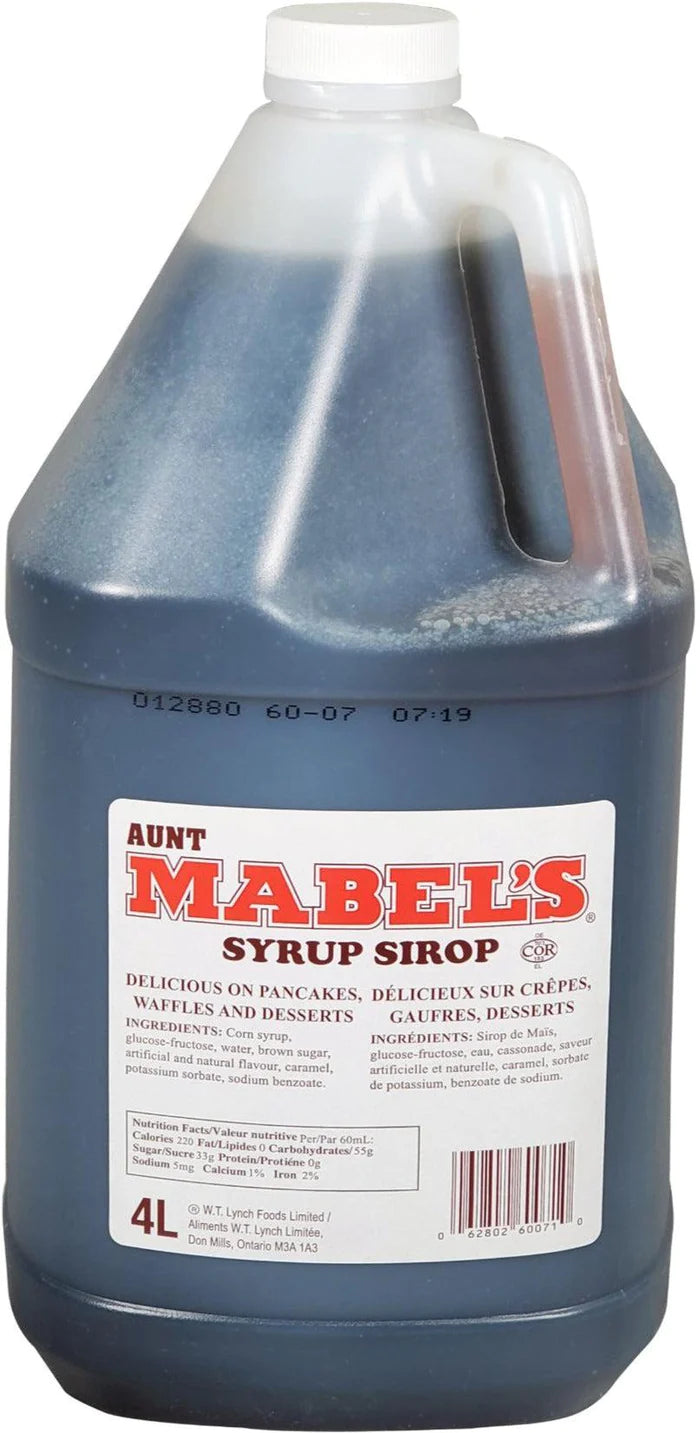 AUNT MABELS PANCAKE SYRUP 4L