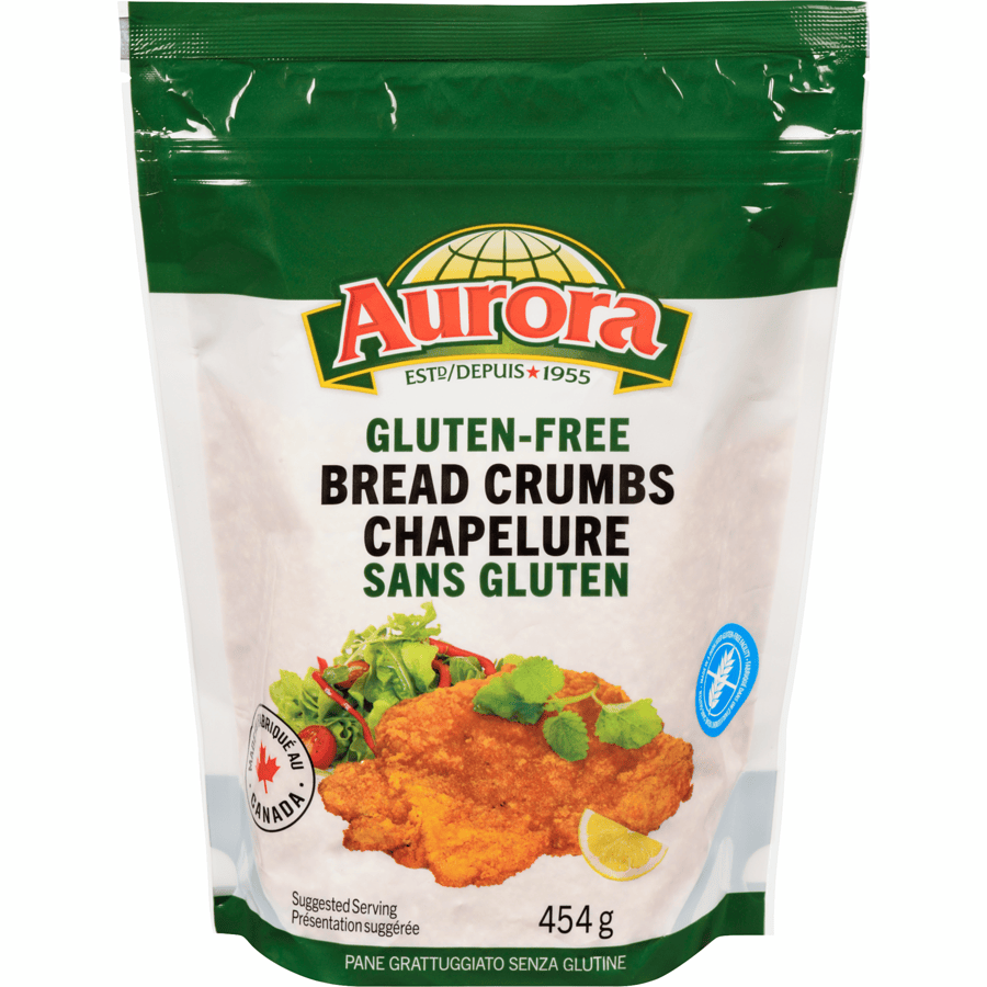 MIA Food Service AURORA GLUTEN FREE BREAD CRUMBS 454GR AURORA GLUTEN FREE BREAD CRUMBS 454GR