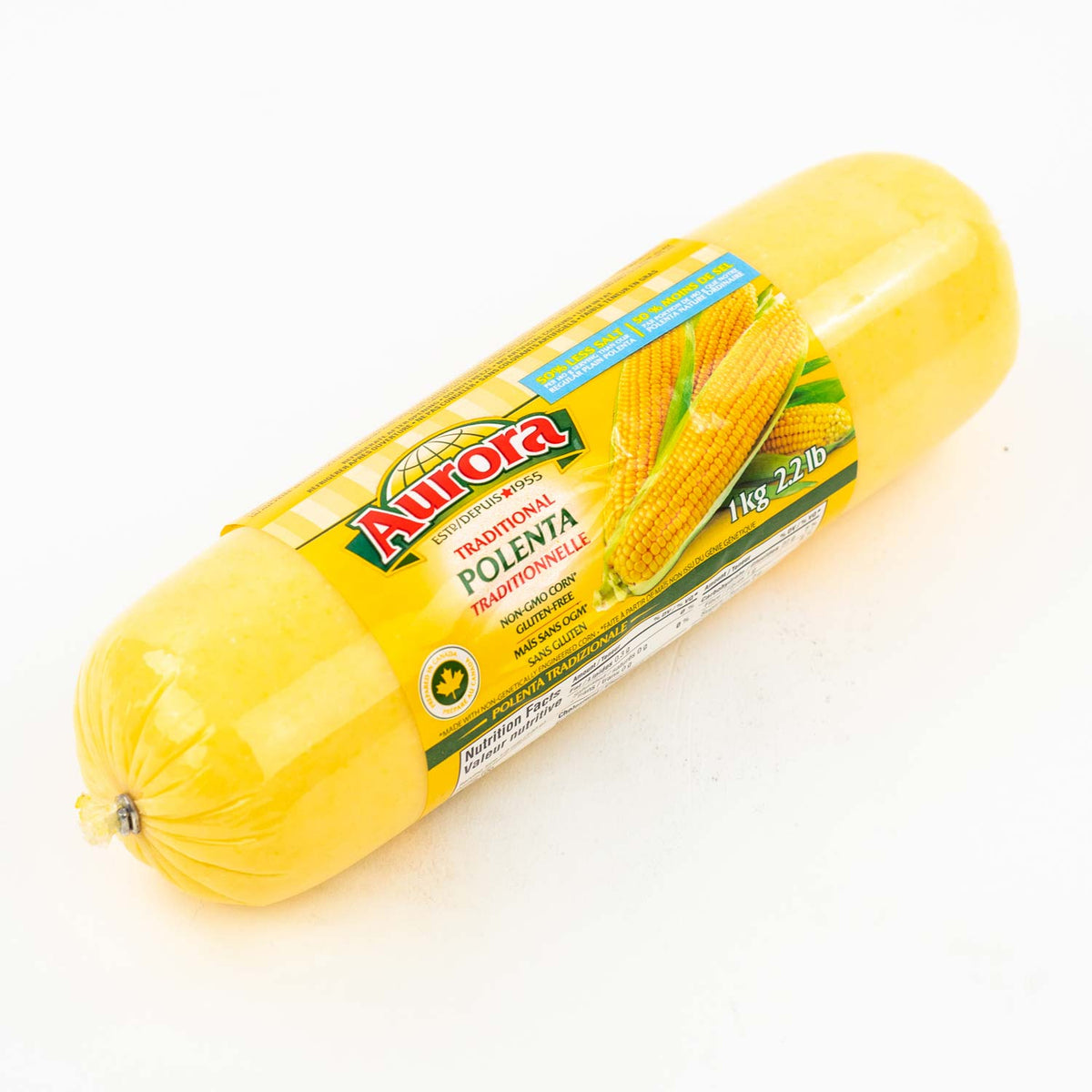 MIA Food Service AURORA POLENTA TUBE PLAIN 1KG AURORA POLENTA TUBE PLAIN 1KG