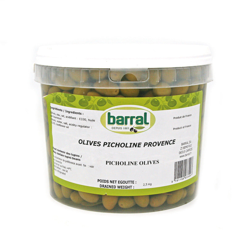 BARRAL PICHOLINE OLIVES 2.5KG