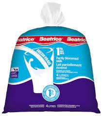 BEATRICE 1% MILK BAG 4L