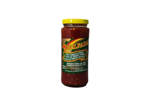 MIA Food Service BELFARM HOT PIMENTO PASTE 375ML BELFARM HOT PIMENTO PASTE 375ML