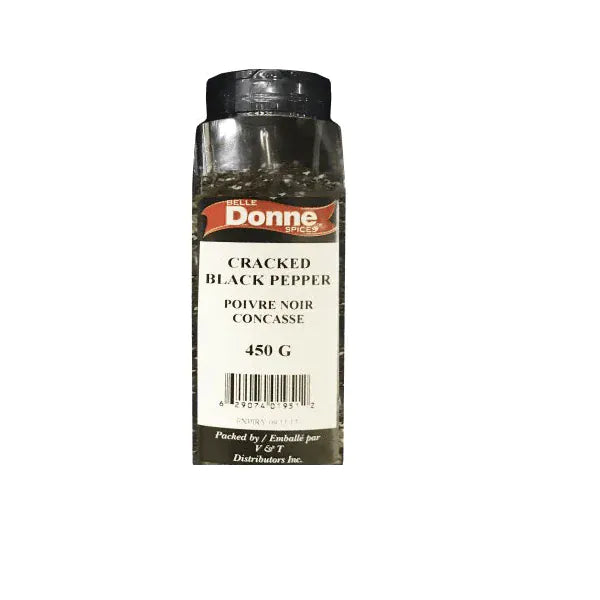 MIA Food Service BELLE DONNE CRACKED BLACK PEPPER 450GR BELLE DONNE CRACKED BLACK PEPPER 450GR