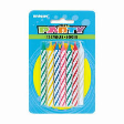 JUMBO SPIRAL BIRTHDAY CANDLES 12EA