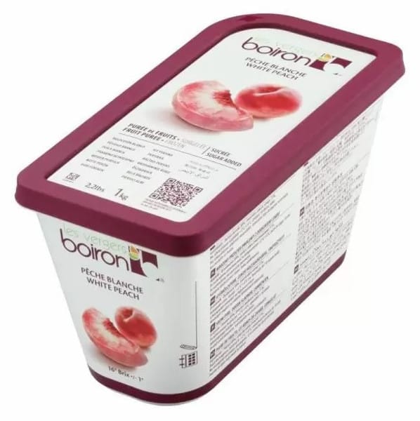 MIA Food Service BOIRON WHITE PEACH PUREE 1KG BOIRON WHITE PEACH PUREE 1KG