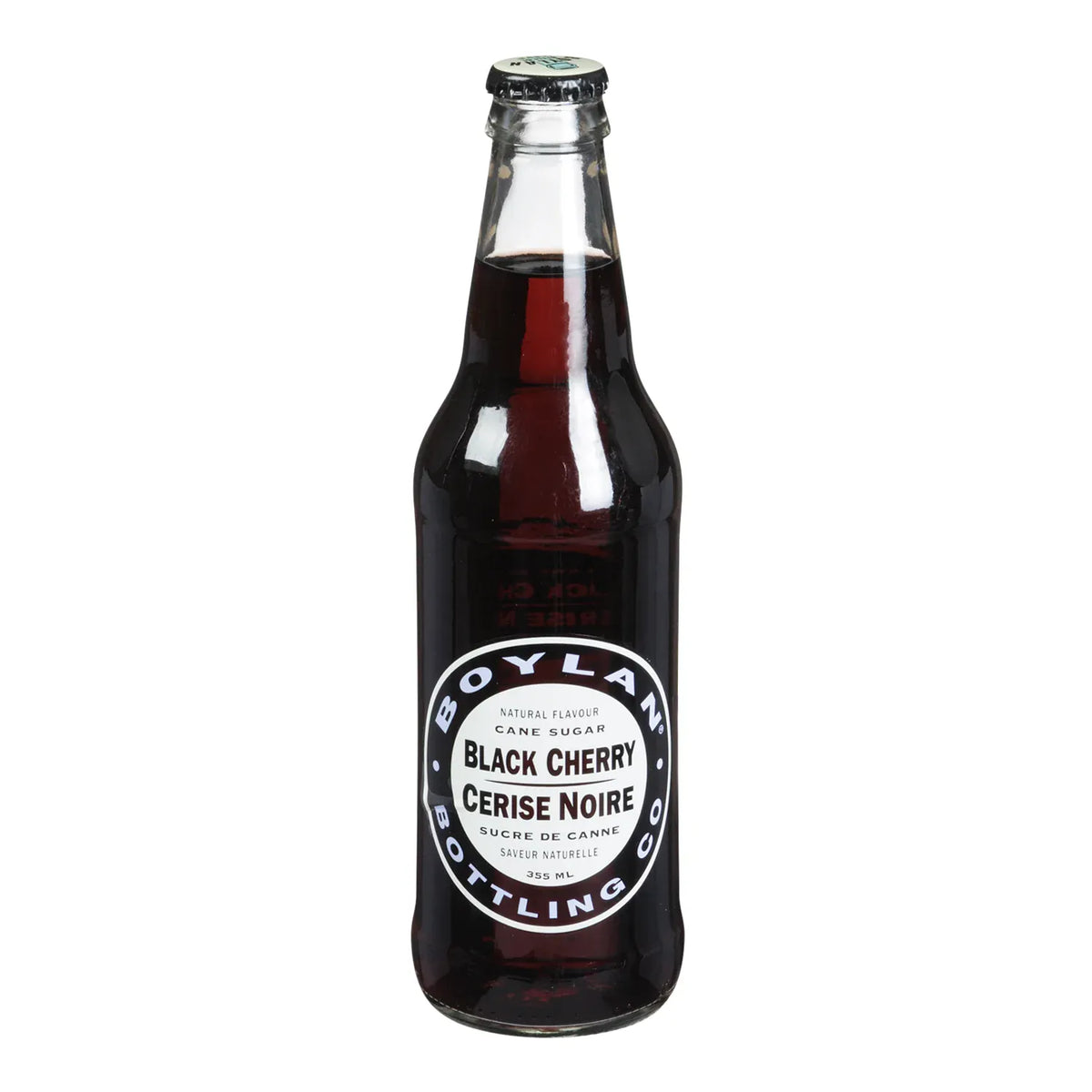 MIA Food Service BOYLAN BLACK CHERRY SODA GLASS 24X355ML BOYLAN BLACK CHERRY SODA GLASS 24X355ML