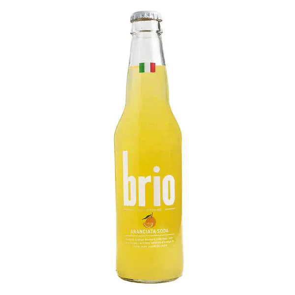 MIA Food Service BRIO ARANCIATA SODA GLASS 12X355ML BRIO ARANCIATA SODA GLASS 12X355ML