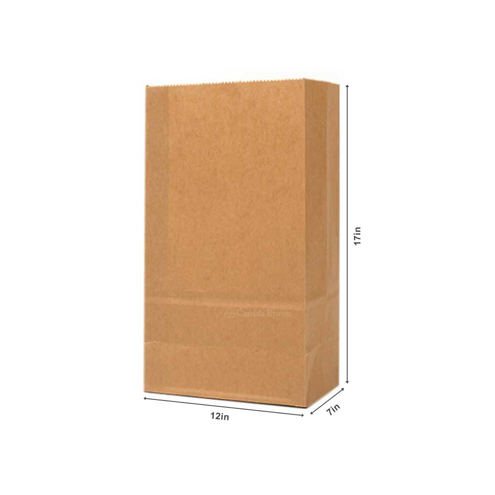 Mia Food ROSENBLOOM 12X7X17 BROWN BAGS 500EA ROSENBLOOM 12X7X17 BROWN BAGS 500EA