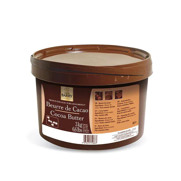 MIA Food Service CACAO BARRY COCOA BUTTER CALLETS 3KG CACAO BARRY COCOA BUTTER CALLETS 3KG